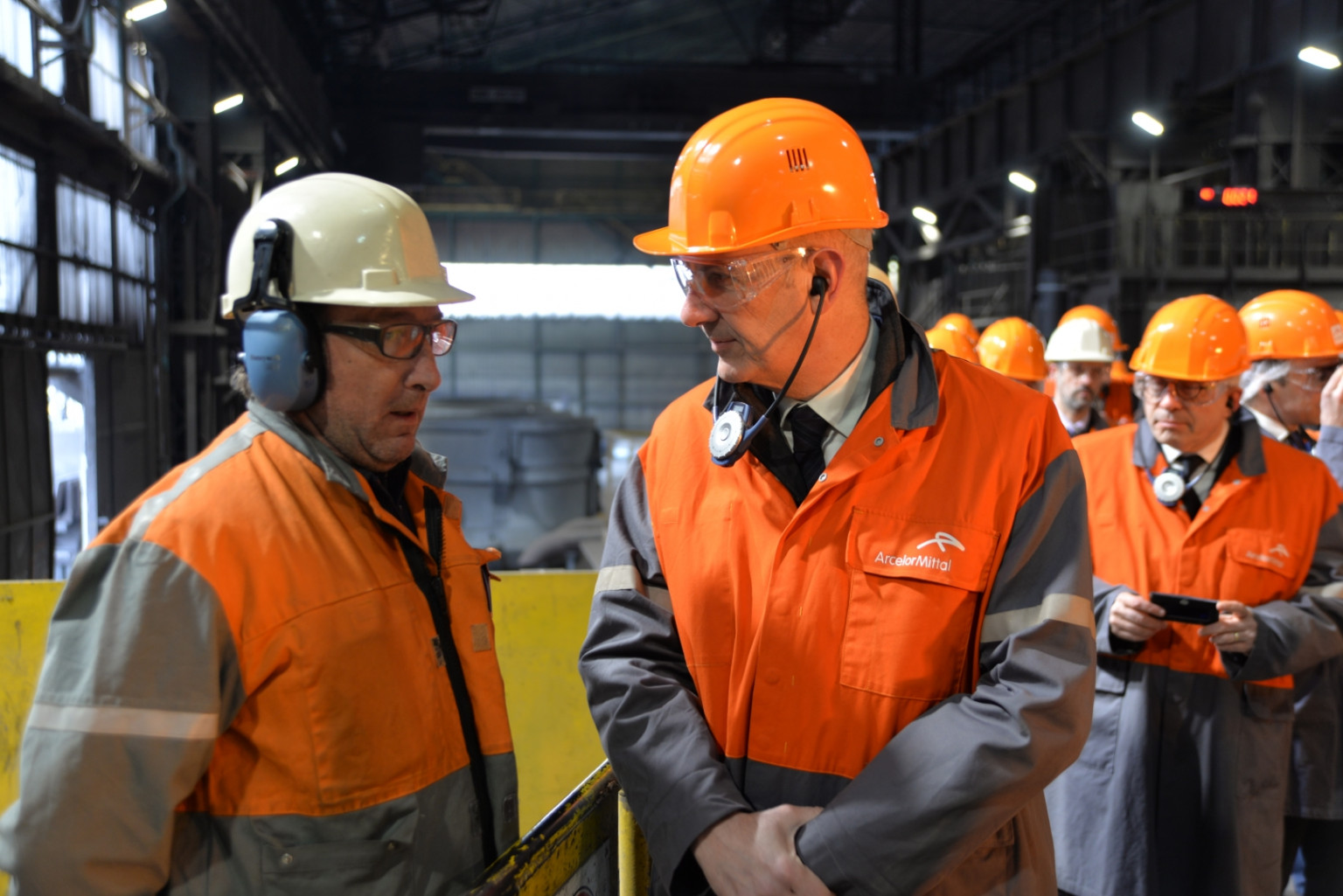 A Minister Visiting Le Creusot - Industeel